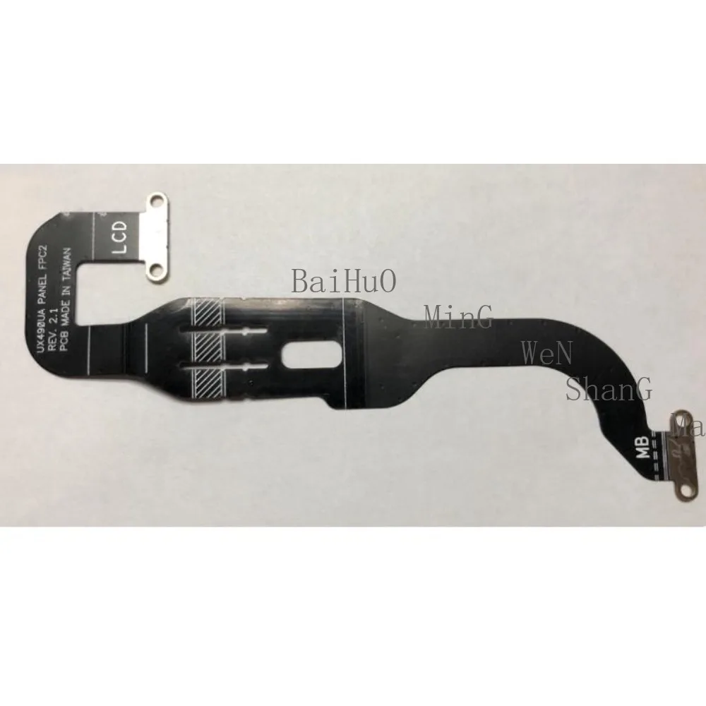 Фото Кабель ЖК-видеоэкрана ноутбука для Asus ZenBook Deluxe UX490 UX490UA UX490U UX490UAR T64275W3 LVDS кабели разъем для ПК гибкий №2
