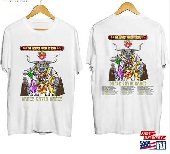 Классическая танцевальная футболка Гавин The Jackpot соковыжималка Us Tour 2023