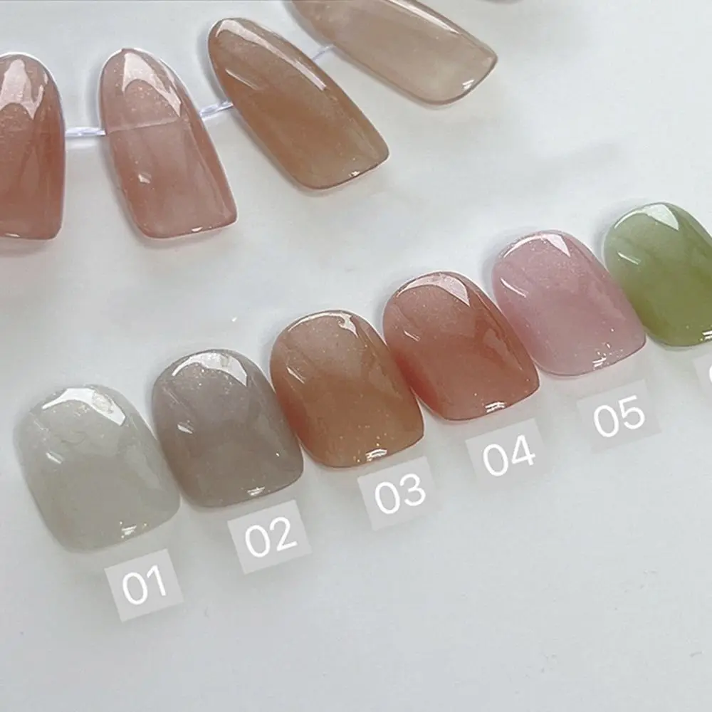 

15ml New Nude Ice Transparent Jelly Gel UV Semi Permanent Lacquer Varnish Nail Phototherapy Gel Nail Polish