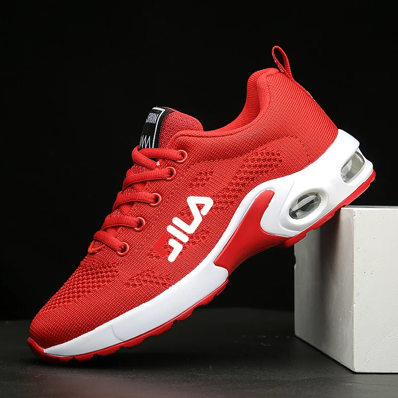 New Running Shoes Ladies Breathable Women's Sneakers Summer Light Mesh Air Cushion Sports Shoes Outdoor Lace Up Training Shoes