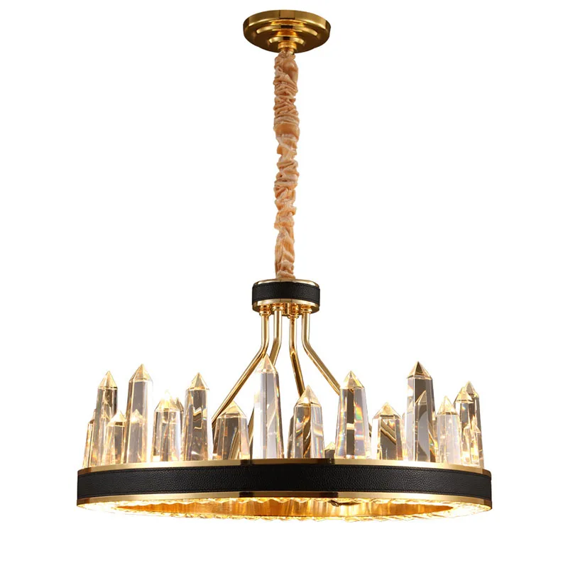 

New Luxury Design Living Room Led Lighting Crystal Lamp Crystal Chandelier Modern Lighting Luster