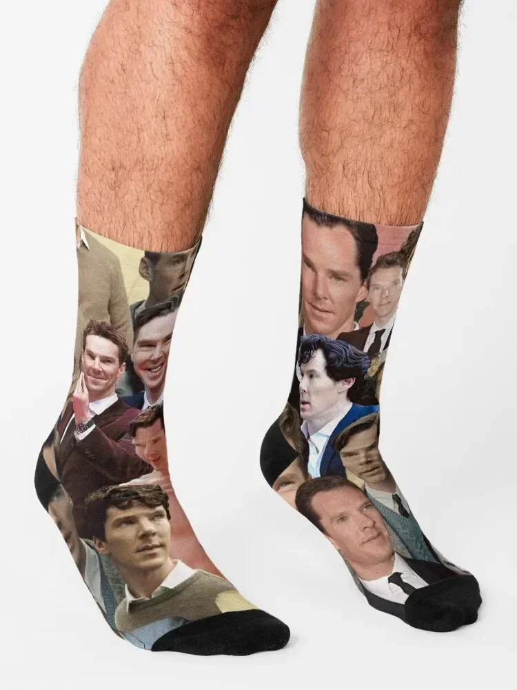 Бенедикт Камбербетч фотоколлаж Носки Новинки забавный подарок