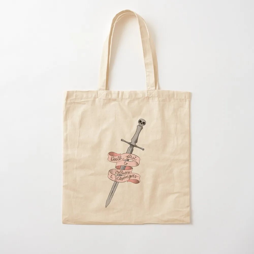 Фото Death First to Vultures and Scavengers Tote Bag Сумка на заказ Холщовая сумка Большая сумка Подарок №2