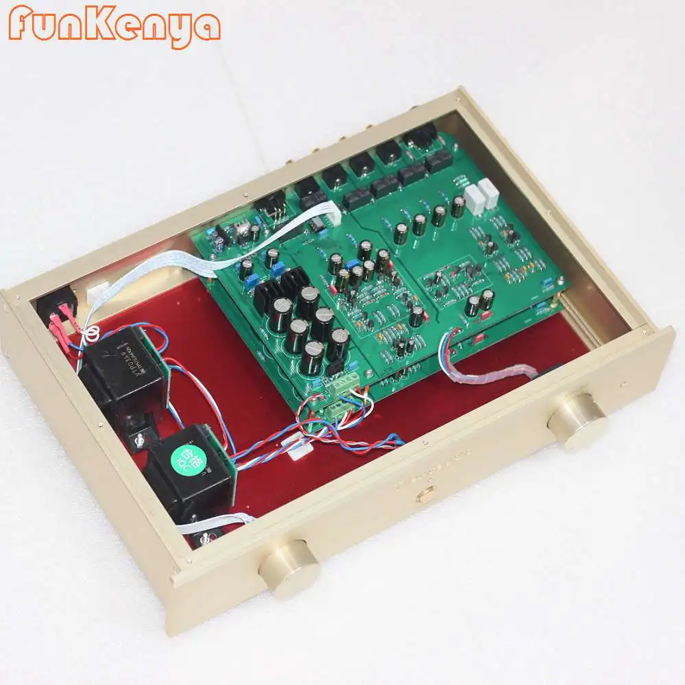 Полноразмерный предусилитель FM255 125db с дистанционным управлением - купить по