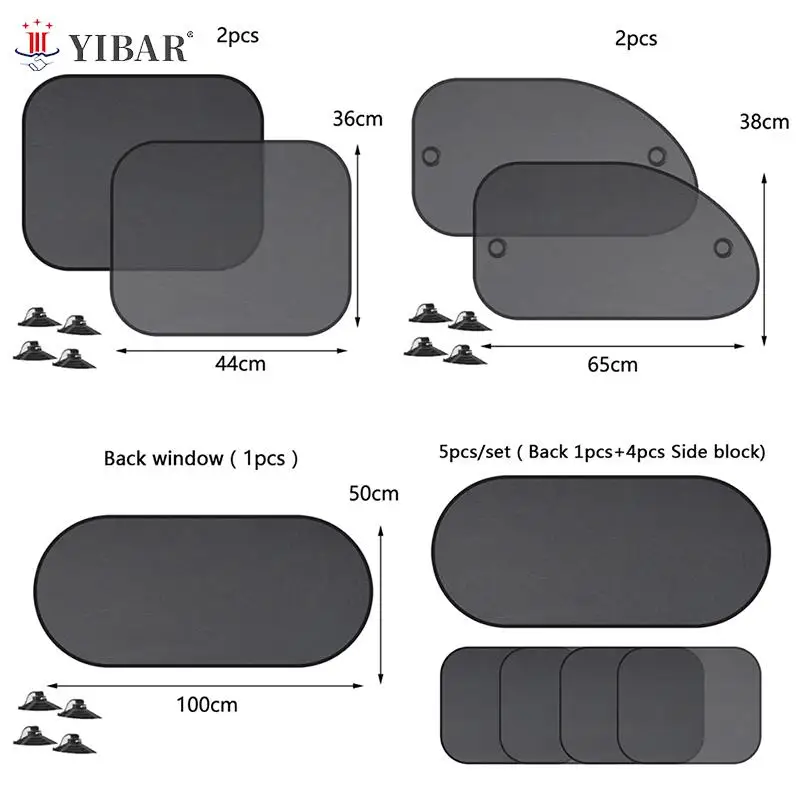 

Солнцезащитные козырьки для окон автомобиля, 5 шт./компл.
