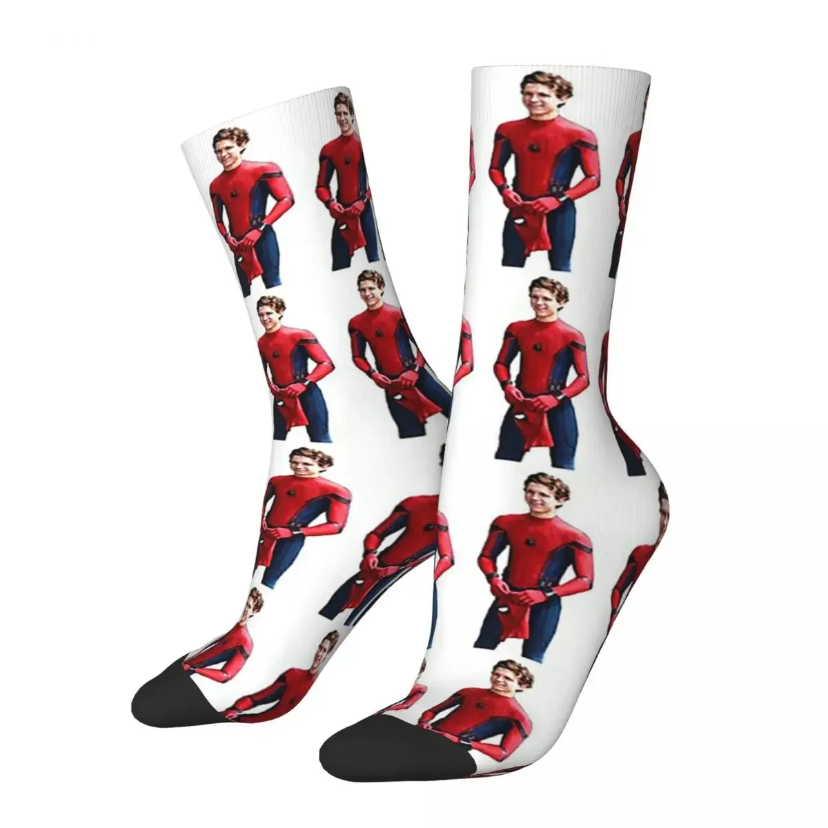 

Носки Tom Holland, высококачественные чулки в стиле Харадзюку, всесезонные длинные носки, аксессуары для мужчин и женщин, рождественские подарки