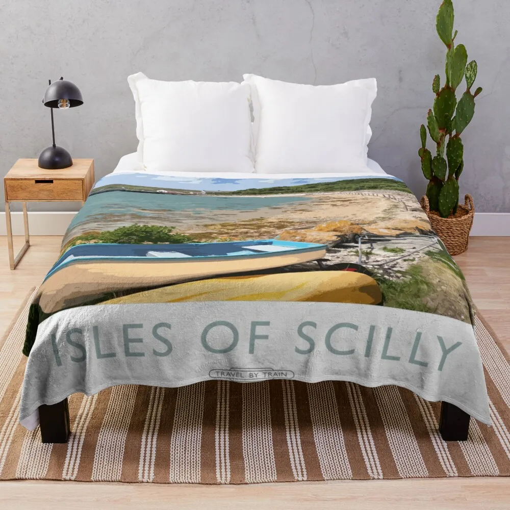 

Isles of Scilly Throw Blanket Sofa Quilt Blanket For Baby Furry Blankets