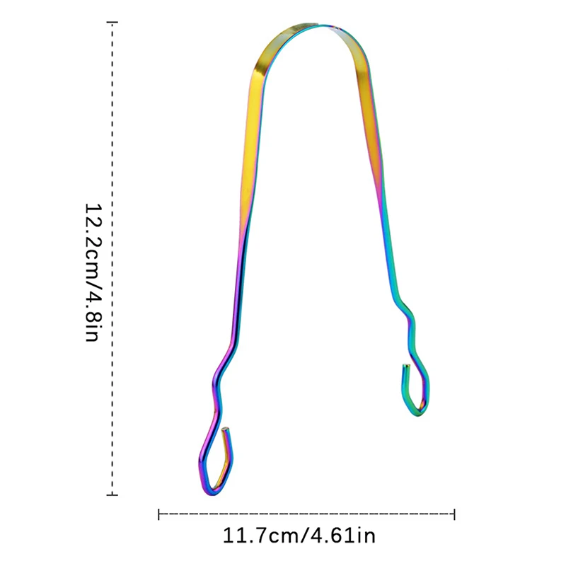 Алмазная ручка U-образный инструмент из нержавеющей стали для чистки полости рта