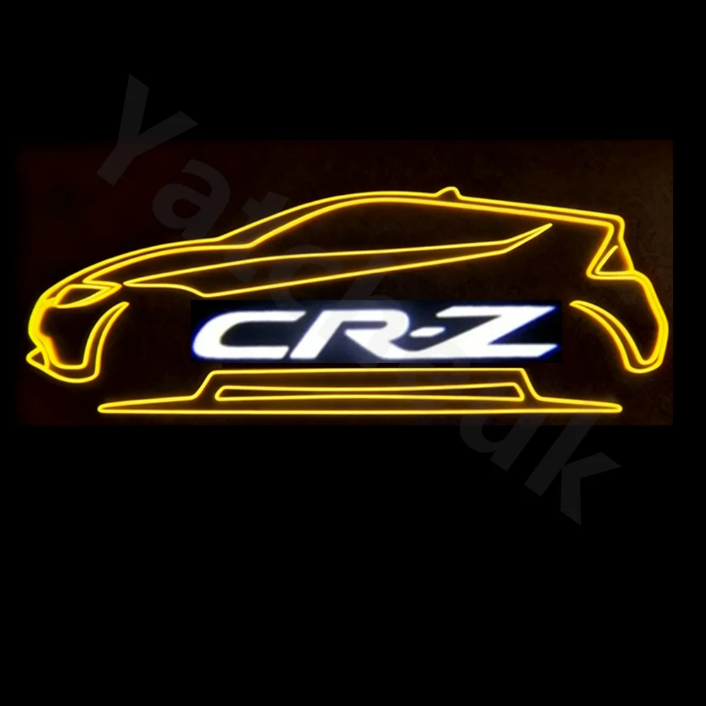 

2 шт. светодиодные лампы для дверей автомобиля, сменные аксессуары, подходящие для Honda CRZ CR-Z 2010-2015-2021, предупреждение о проекции калюжа, приветственный свет