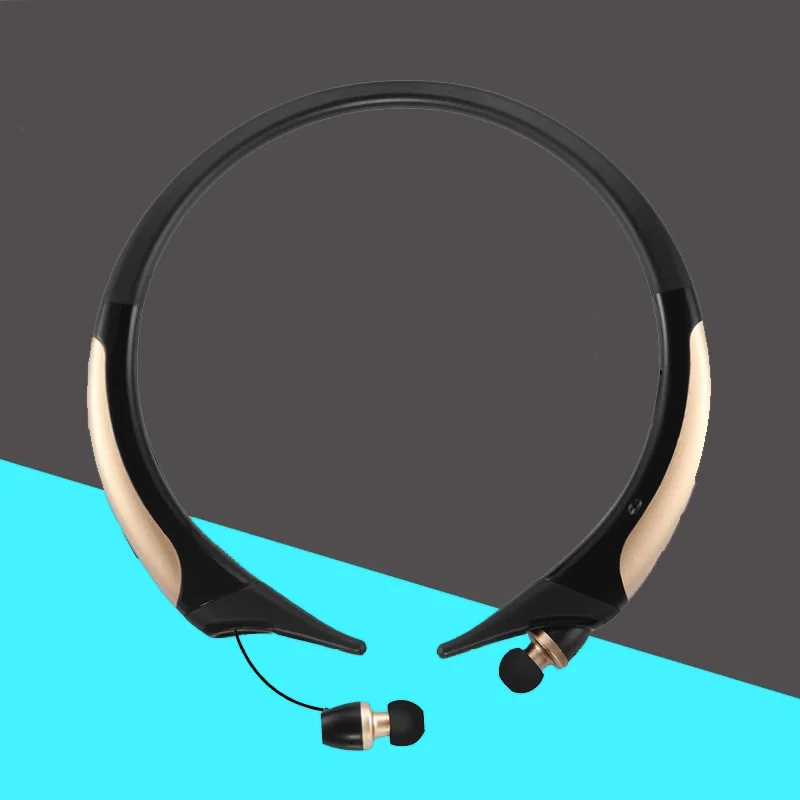 

HBS850S Neck Hanging Sports Running Listening To Songs Wireless Bluetooth Headset Hot-Selling Cable Retractable Earphones