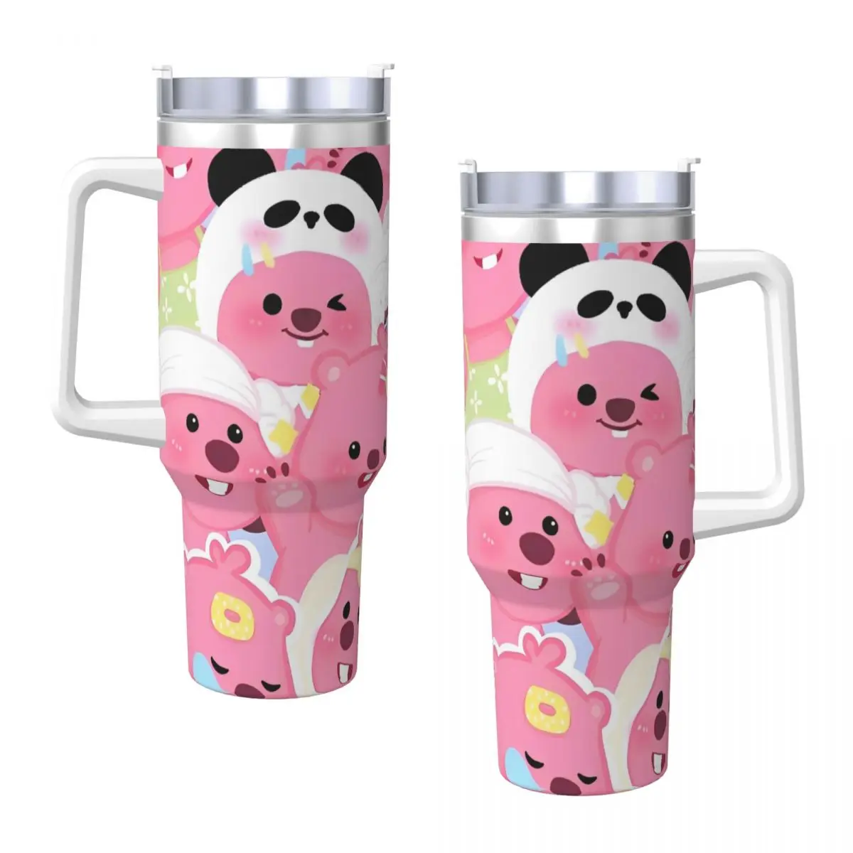 Корейские автомобильные кружки Zanmang Loopy с соломинкой дорожная бутылка для