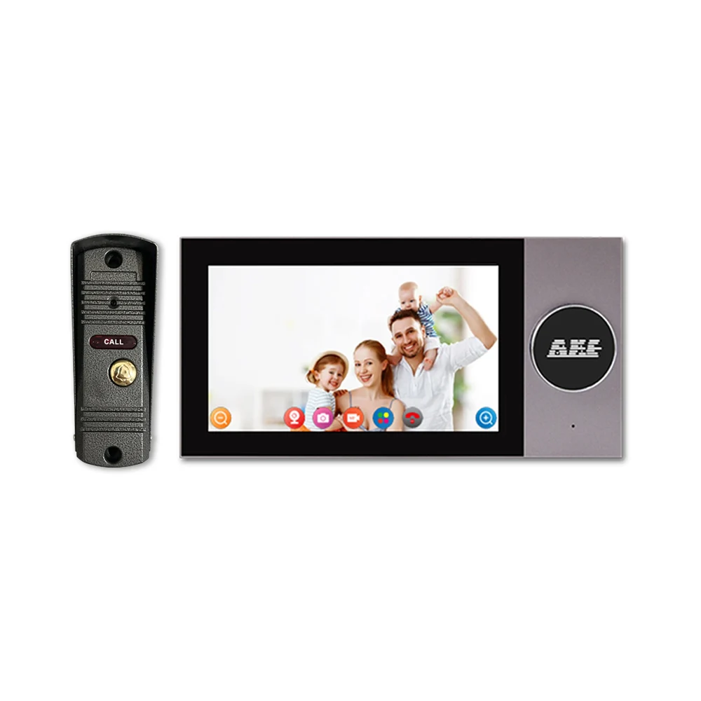 

Tuya 7-дюймовый проводной видеодомофон