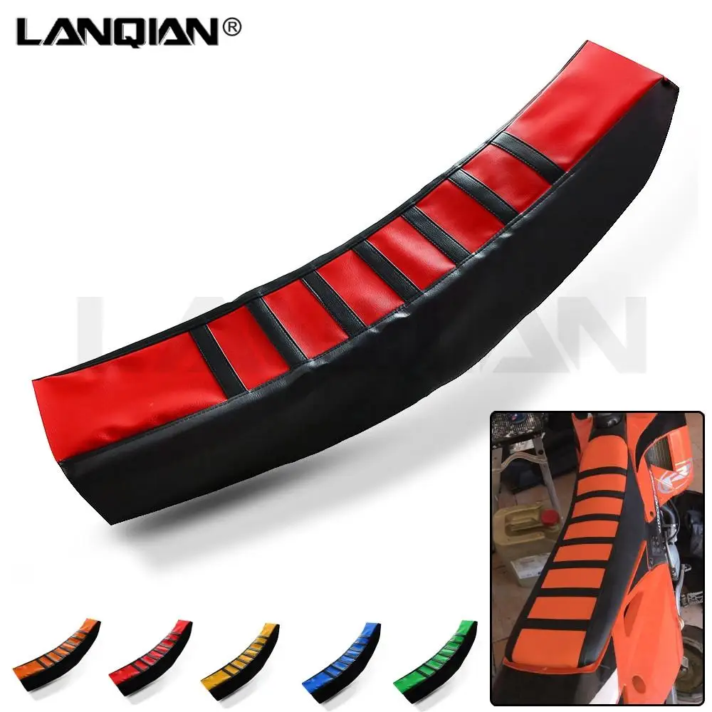 

Motorcycle Leather Striped Seat Cover For Honda CR CRF SL XR CRM 80R 85R 150R 125R 250R 450R 250 450 X 230 F 400 250 L 1000L