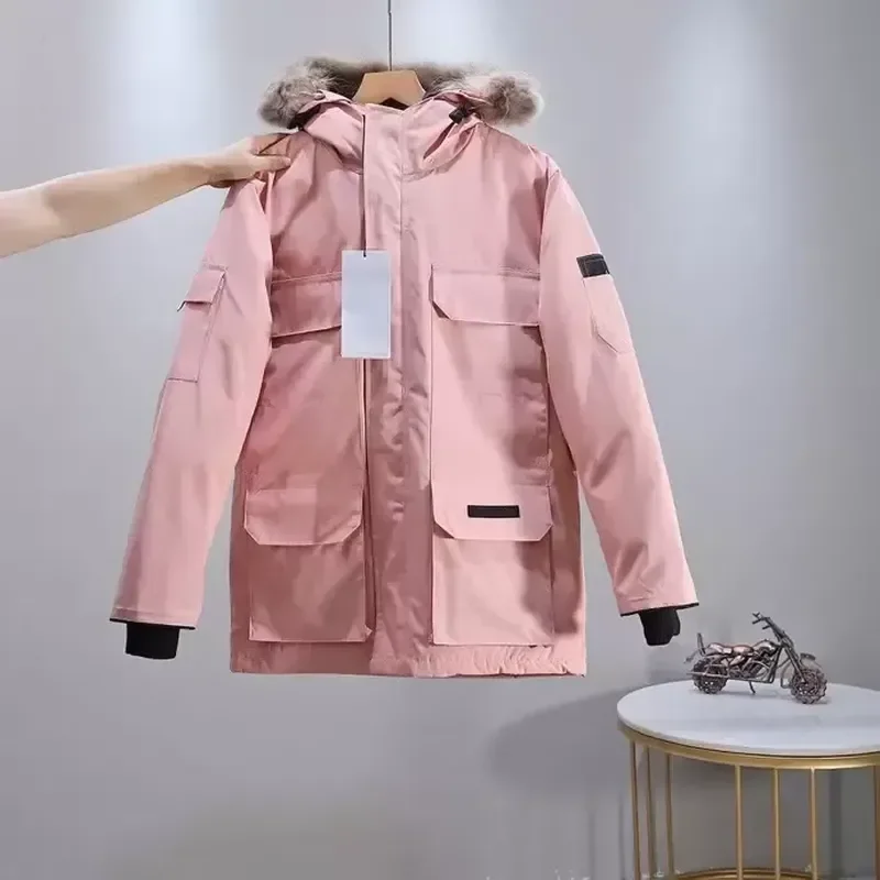 New Fashion Casual Winter Jackets Parka Winter Hooded Jacket Waterproof Fabric Men Women Feather Overcoat Down Jackets