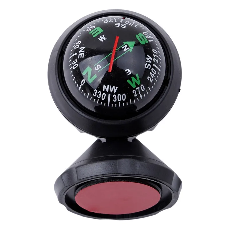 

High Quality 1Pc 360 Degree Rotation Waterproof Vehicle Navigation Ball Shaped Car Compass with Suction Cup