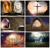 laeacco happy easter day light of hope rebirth background party photography customizable backdrops props for photo studio