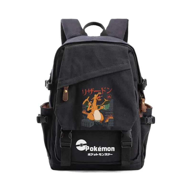 

Large Capacity Mochila pokemon and Pikachu Backpacks Bookbag Students School Bags Cartoon Rucksack Laptop Rucksack Shoulder Bag