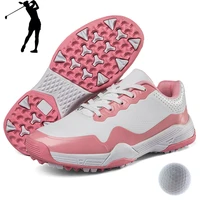 fashion ladies sneakers professional golf shoes women classic lace up grass walking shoes outdoor non slip golf sneakers women