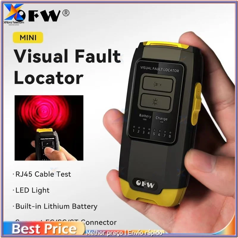 Промоакция визуальный мини-локатор неисправностей оптоволоконный кабель тестер