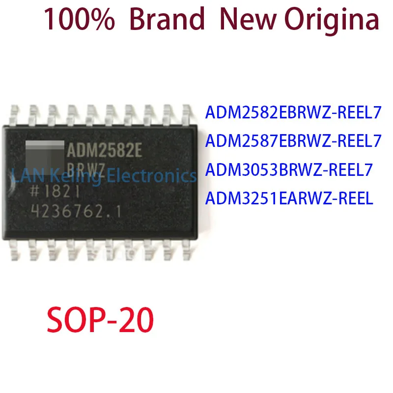 

ADM2582EBRWZ-REEL7 ADM2587EBRWZ-REEL7 ADM3053BRWZ-REEL7 ADM3251EARWZ-REEL 100% Brand New Original IC SOP-20