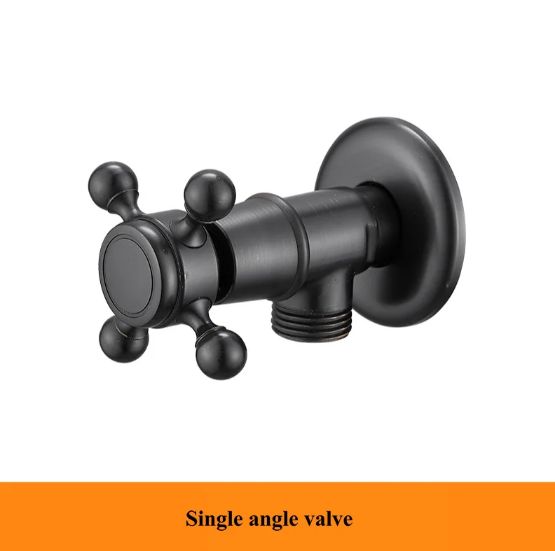 

Многофункциональный полностью медный черный бронзовый кран для стиральной машины, маленький кран для бассейна, простая насадка для воды в настенный кран