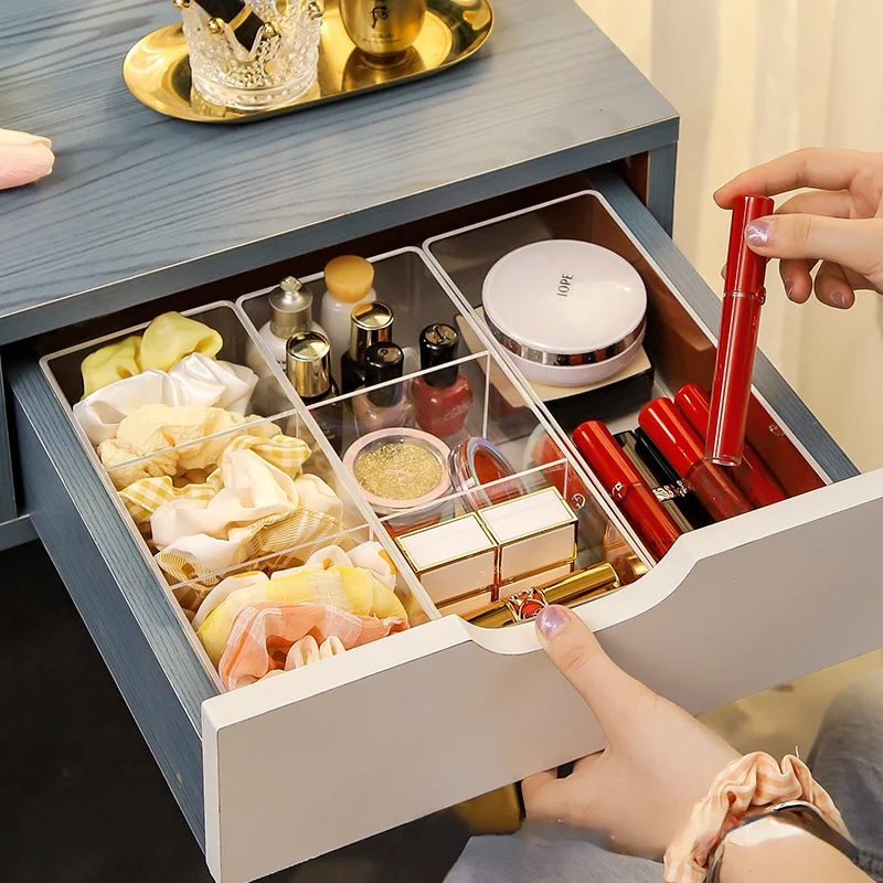 

Drawer Storage Compartment Dressing Table Cosmetic Lipstick Finishing Box Desktop Classification Built-in Small Compartment Box