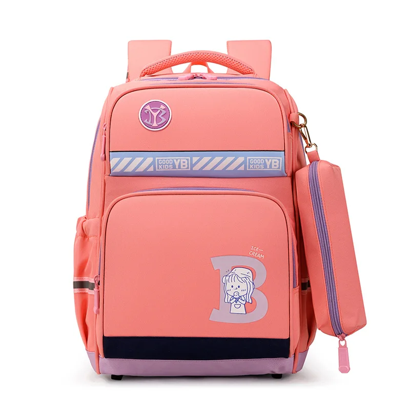 "Водонепроницаемый детский рюкзак для девочек, ортопедический школьный ранец для детей, детская сумка для книг"
