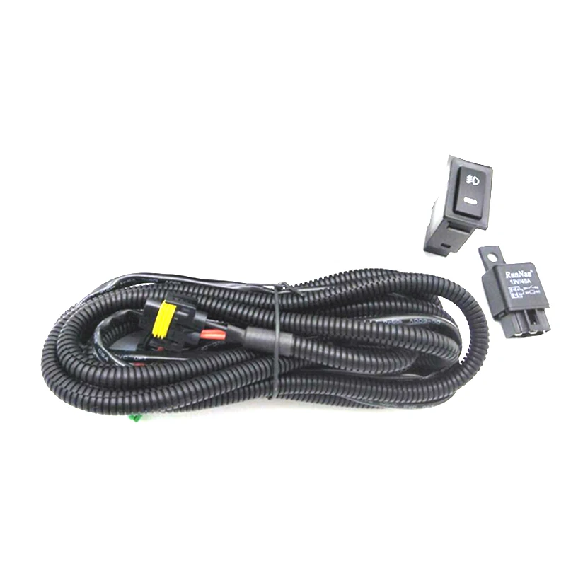 

Противотуманные фары, светодиодные, галогенные, с s-образсветильник подсветкой, с решеткой радиатора выключатель проводки подключения к автомобилям нисны тииды, латио, 2005, 2006, 2007