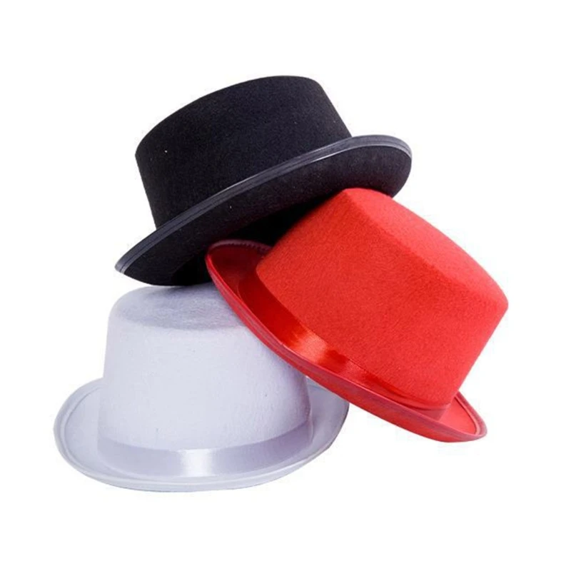 

Однотонная шляпа в стиле стимпанк 667E, реквизит для магического костюма для вечеринки, для взрослых и детей