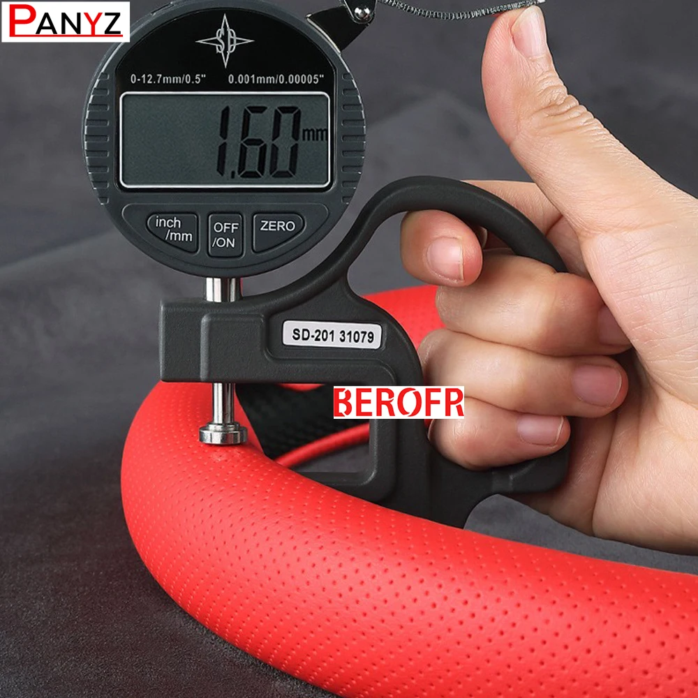 Кожа Чехол рулевого колеса автомобиля ультратонкая дышащая 38 см для Buick Regal GT XT