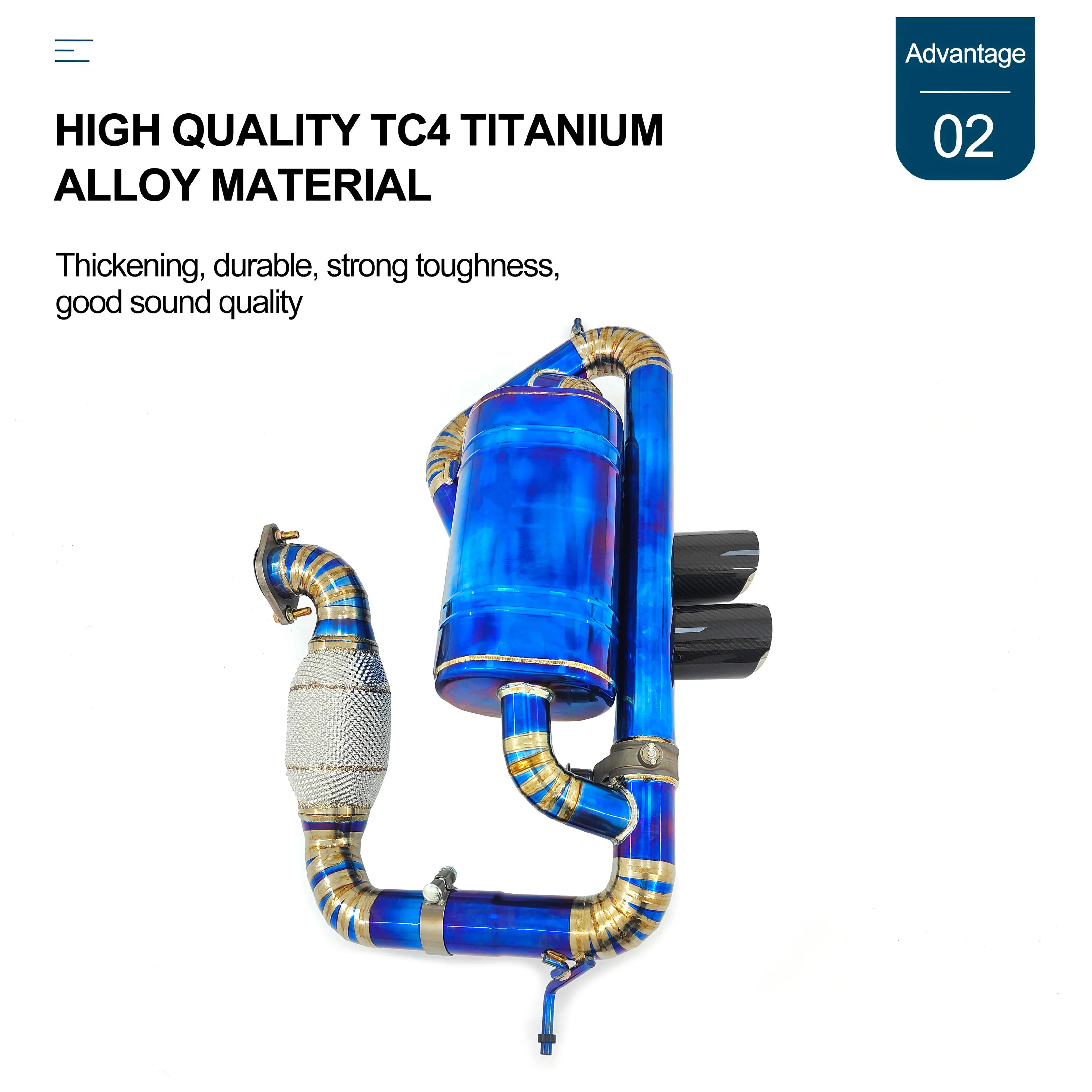 Выхлопная система CBNT для Lotus Evora S л с каталитическим конвертером