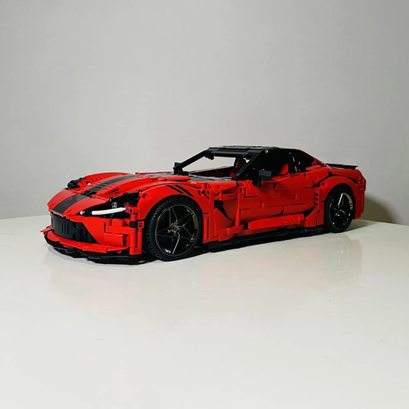 3399 шт. Moc технический автомобиль Chevroleted Corvettess C7 гоночный спортивный строительные