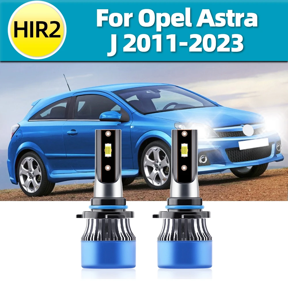 9012 HIR2 Автомобильные фары 12 В Светодиодная лампа 2011 лм турбо для Opel Astra J 2012 2013 2014 2015