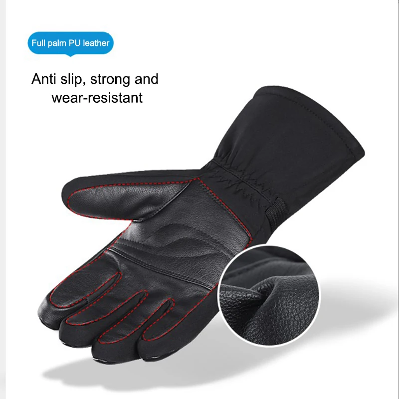 

Зимние лыжные перчатки, теплые мужские мотоциклетные перчатки с сенсорным экраном, ветрозащитные водонепроницаемые термоперчатки для сноуборда, лыж