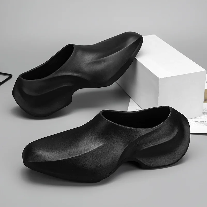 

Мужские туфли с отверстиями из ЭВА, современные джазовые танцевальные туфли, мягкая подошва, комнатная и уличная пляжная обувь, размеры 39-43