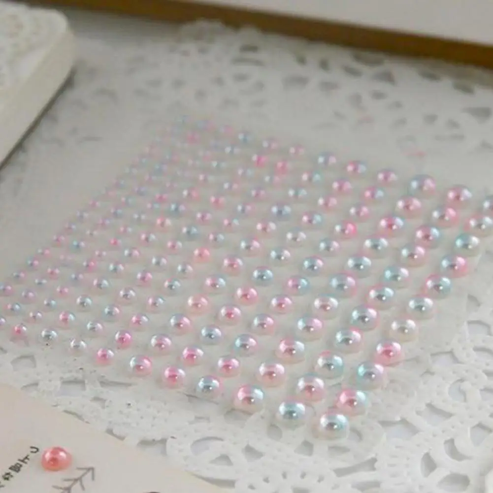 

Convenient Face Makeup Pearl Sticker Face Pearl Sticker Non-blurred DIY Material