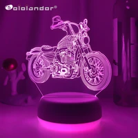 newest cool motorcycle led night light for kids bedroom decor unique birthday gift children study room desk 3d lamp motocycle