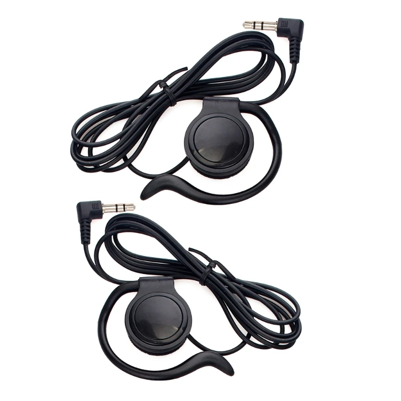 

3.5mm Left/Right Ear Hook Only Earpiece Headset Earphone Soft Ear Hook Drop Shipping