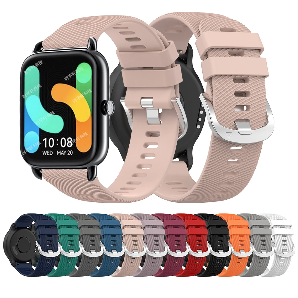 Силиконовый ремешок для Xiaomi Lou hayrs4 plus /LS12 браслет смарт-часов Haylou GST/RT2/RS3/Solar LS05 LS02