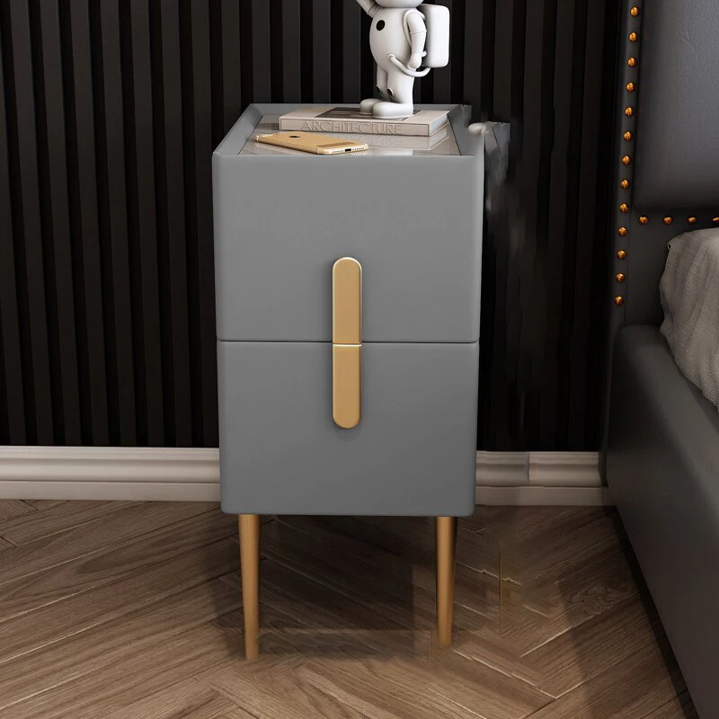 

Filing Chest Nightstands Drawer Dresser Luxury Wireless Storage Nightstands Makeup Modern Comodino Sospeso Home Furniture