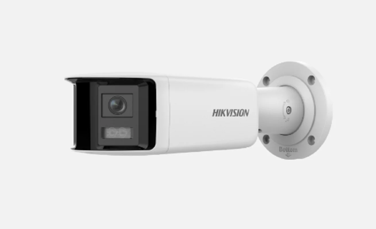 

Hikvision IP Camera DS-2CD2T47G2P-LSU/SL 4MP Original Panoramic ColorVu Fixed Bullet Network Cam Stroble Light & Audio Alam