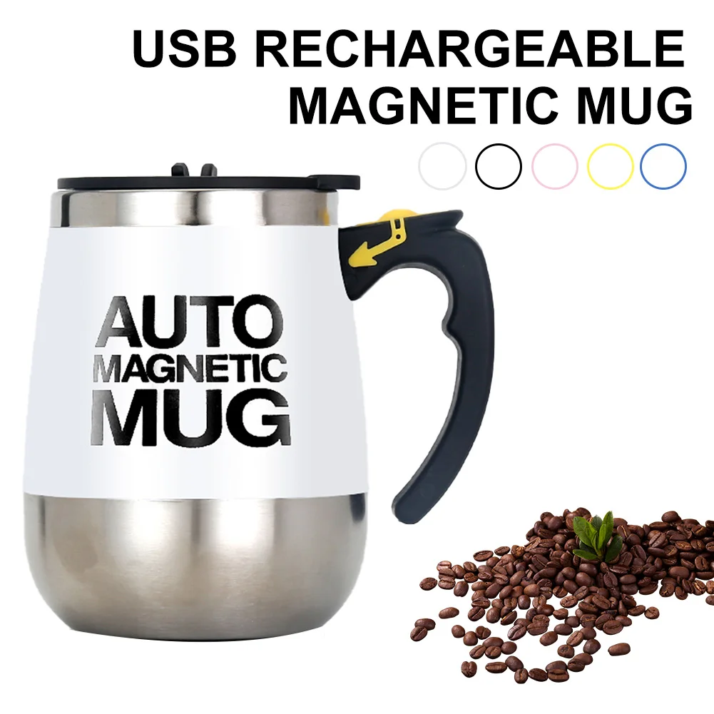 

Self Stirring Magnetic Mug Rechargeable Auto Magnetic Mixing Cup Coffee Milk Hot Chocolate Mixer Cup Water Bottle New 2022