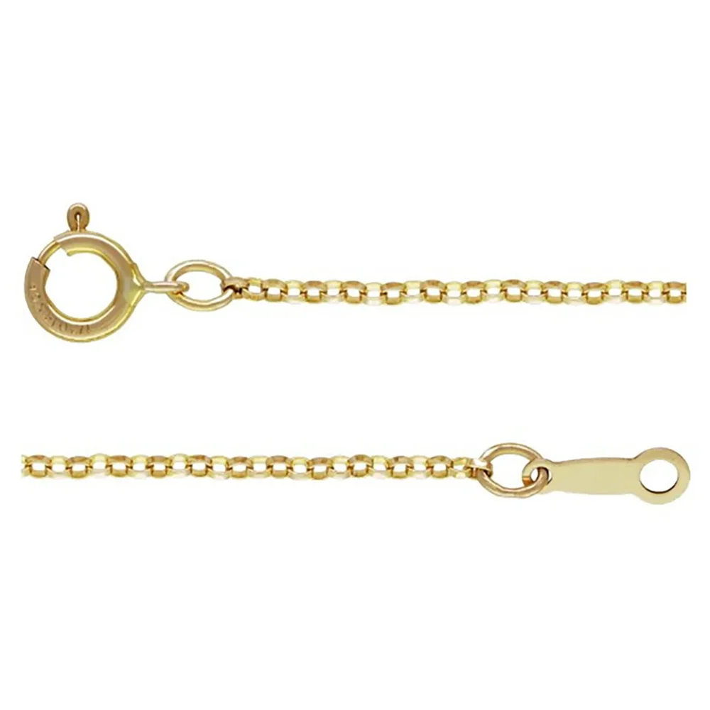 14K Gold Filled Rolo Chain Necklace 1.1mm with Spring Ring Clasp 16 18 20 Inches