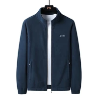 zipper mens jacket spring autumn sport running sweatshirts men coats fleece stand collar fashion gym male hoody brand hoodie