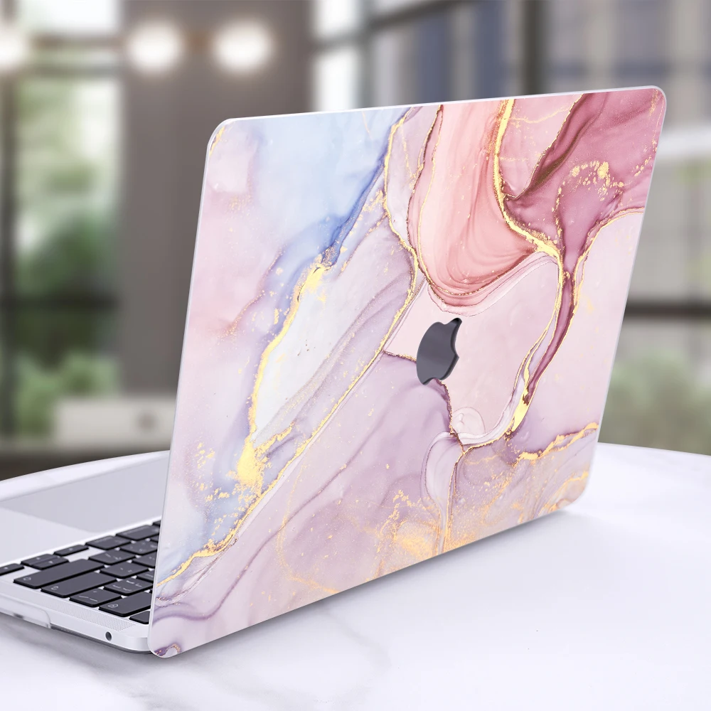 Мраморный матовый чехол для ноутбука Macbook Air 13 A2337 A2179 A2338 2020 M1 Chip Pro A2289 Mac book A1466