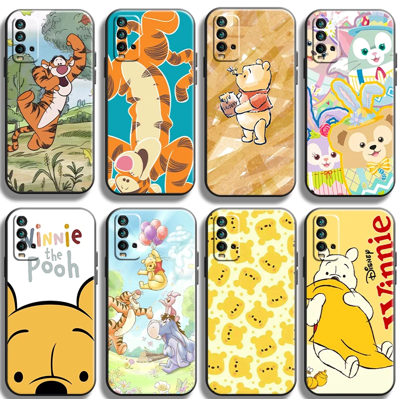 

Disney Winnie Phone Case For Xiaomi Redmi 9 9i 9T 9AT 9A 9C Note 9 Pro MAX 5G 9T 9S 10S 10 Pro MAX 10T 5G Coque Unisex Carcasa
