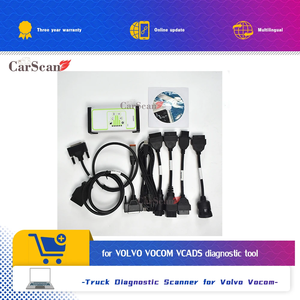 

Диагностический сканер для грузовика для Volvo 88890300, интерфейс Vocom, технический инструмент, тракторный инструмент для сельского хозяйства и строительства, диагностический инструмент