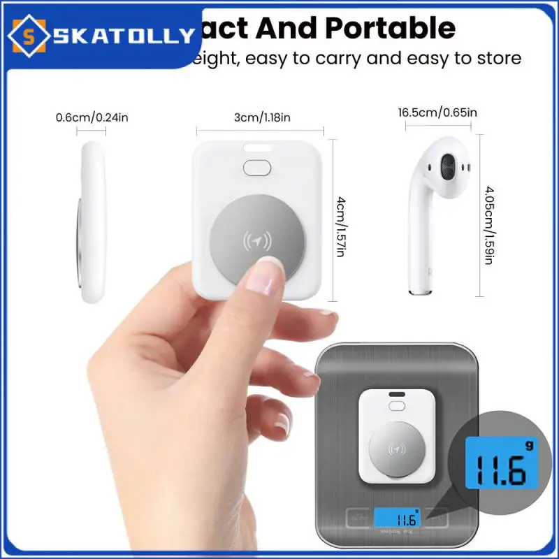 

Mini Pets Tracer Abs Wireless Tracker Light Portable Anti-lost Device Consumer Electronics Mini Gps Tracker White