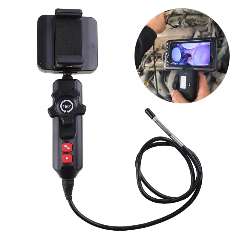 

Flexible Inspection Endoscope Carbon Deposit Detection 2 Directions 180° Wifi