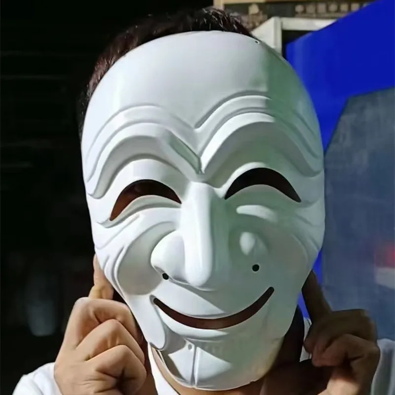 

2022 NEW Money Heist: Korea - Joint Economic Area mask Cosplay Costume Helmet Halloween Party Carnival Masquerade Props